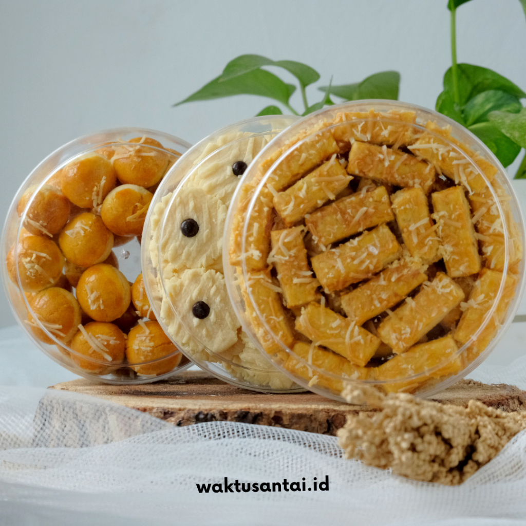

Nastar - Kastangel - Sagu susu semprit - Kue kering khas lebaran ukuran 500 gram by Waktu Santai