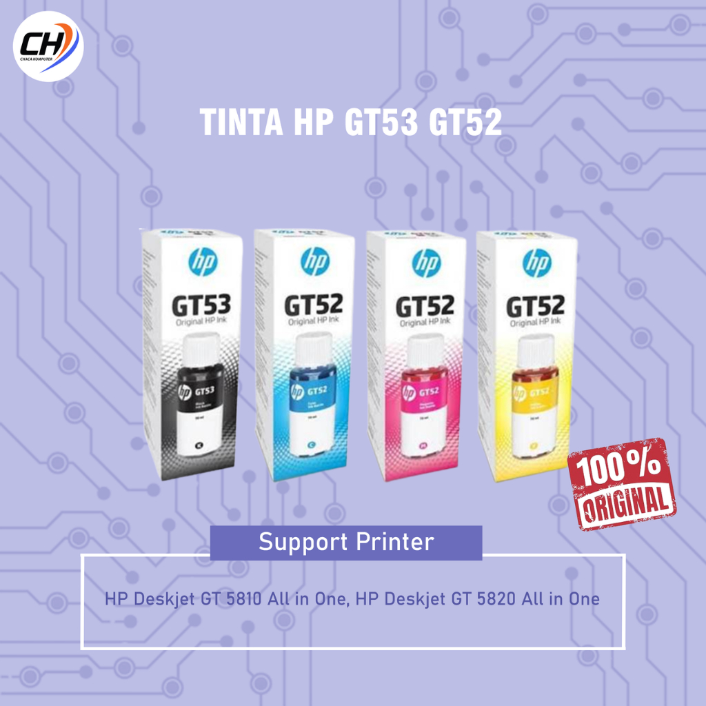 Tinta HP GT53 GT52