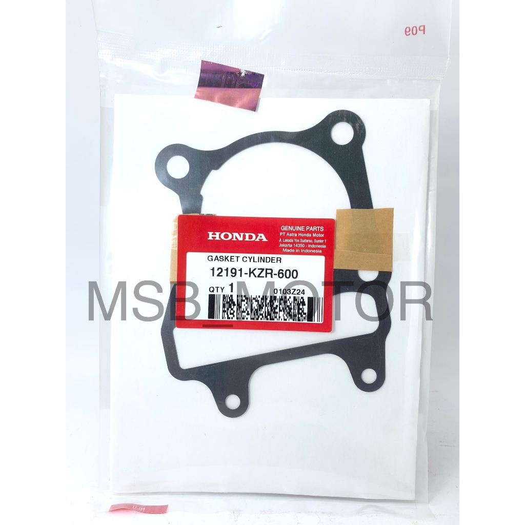 Gasket Cylinder 12191 KZR 600 AHM ORIGINAL