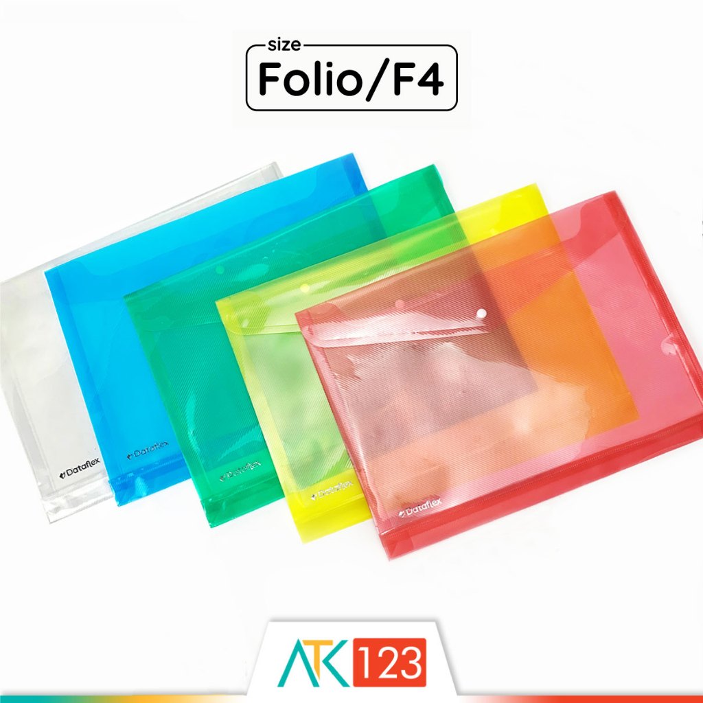 

Map Plastik Kancing Folio / F4 - Dataflex