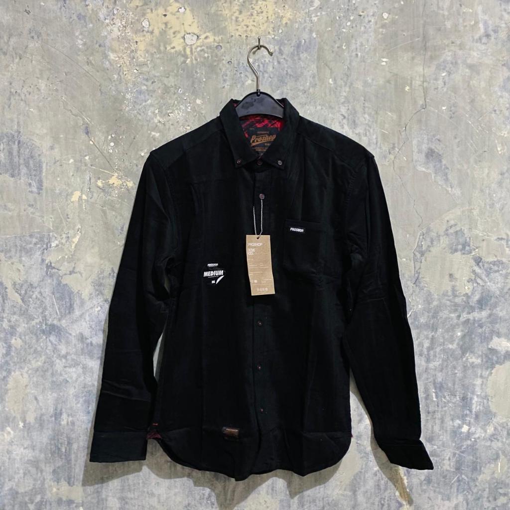 Kemeja PROSHOP LS Corduroy Black | Kemeja PROSHOP LS Flip Pocket Navy Blue | Kemeja PROSHOP LS Army 