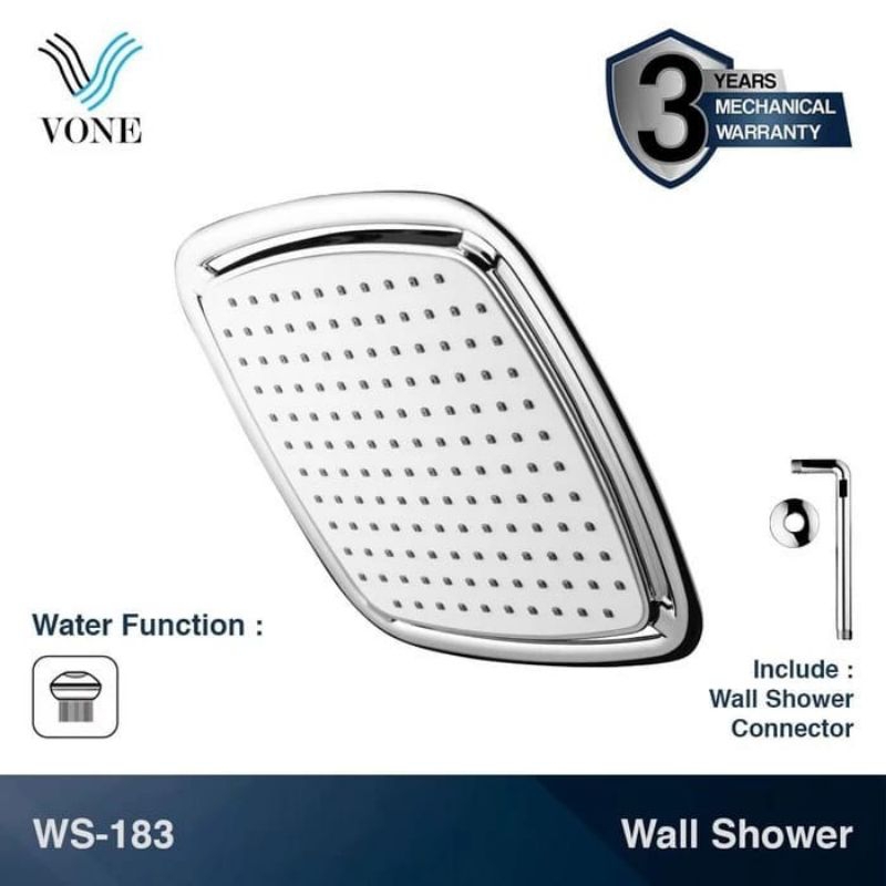 Shower Kotak Tanam / Wall Shower WS-183 Vone