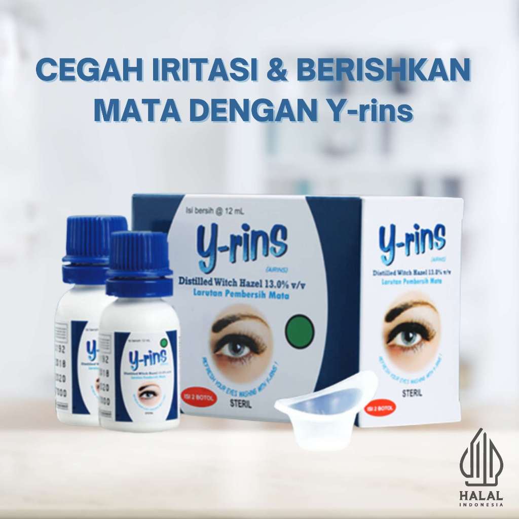 Y-Rins Obat Cuci Mata Mata Merah Mata Perih Iritasi Dan Berishkan Mata Dengan Y-RINS