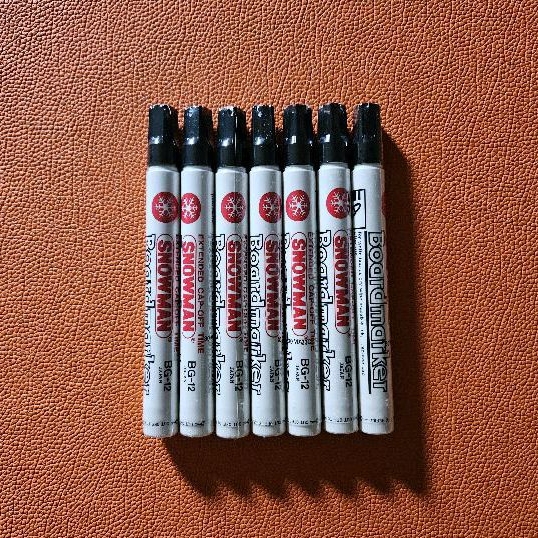 

Spidol Whiteboard Marker Boardmarker Snowman BG-12 100% Original