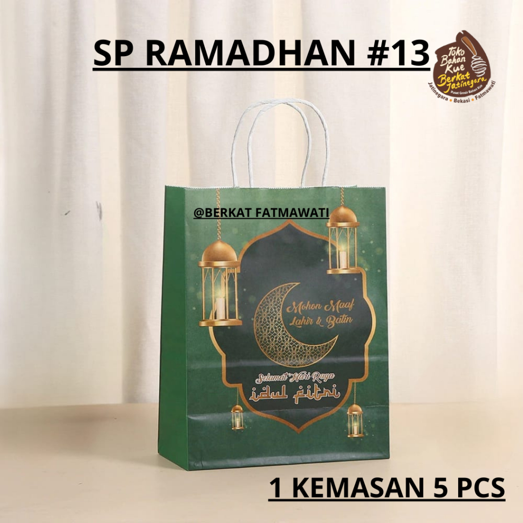 

SP RAMADHAN ISI 5 PCS / TOTE BAG / TAS HAMPERS LEBARAN / TAS