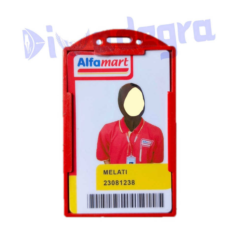 

Cetak Kartu Id Card Pengenal Pekerja Pegawai Alfamart Indomaret Alfamidi