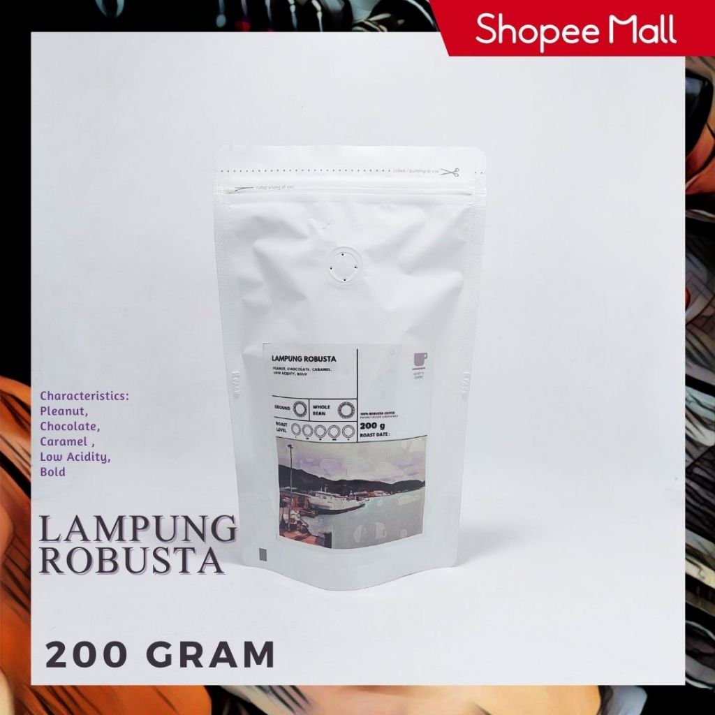 

SUTOYO COFFEE – Kopi Robusta Lampung 200 gram | Es Kopi Susu Blend | Espresso | Medium Dark Roast | Single Origin | Sutoyo Coffee