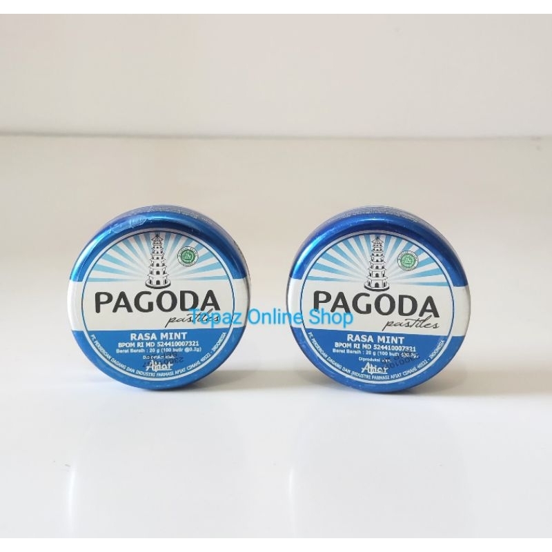 

pagoda pastiles 20 gr mint / permen pelega tenggorokan