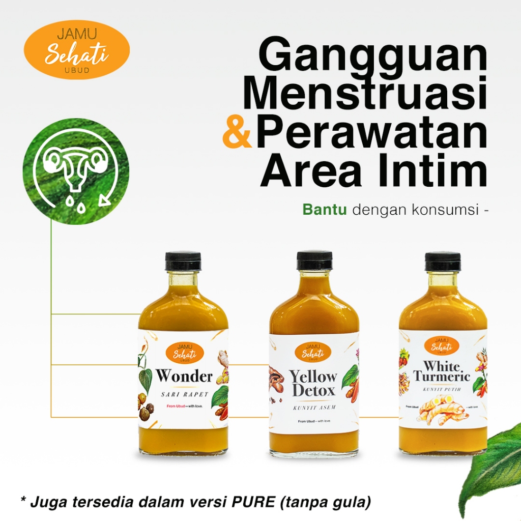 

Minuman Herbal Alami Bantu Atasi Masalah Menstruasi - Jamu Sehati Ubud