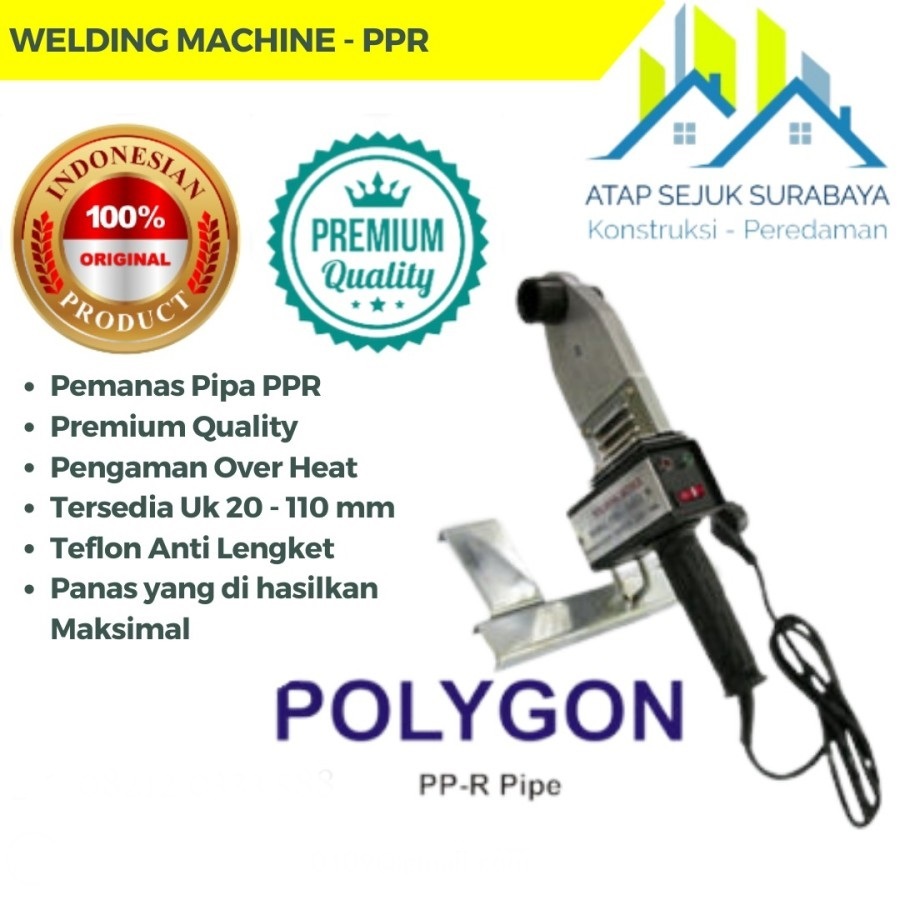Welding Mechine PPR / Mesin Pemanas Pipa PPR Socket Fusion