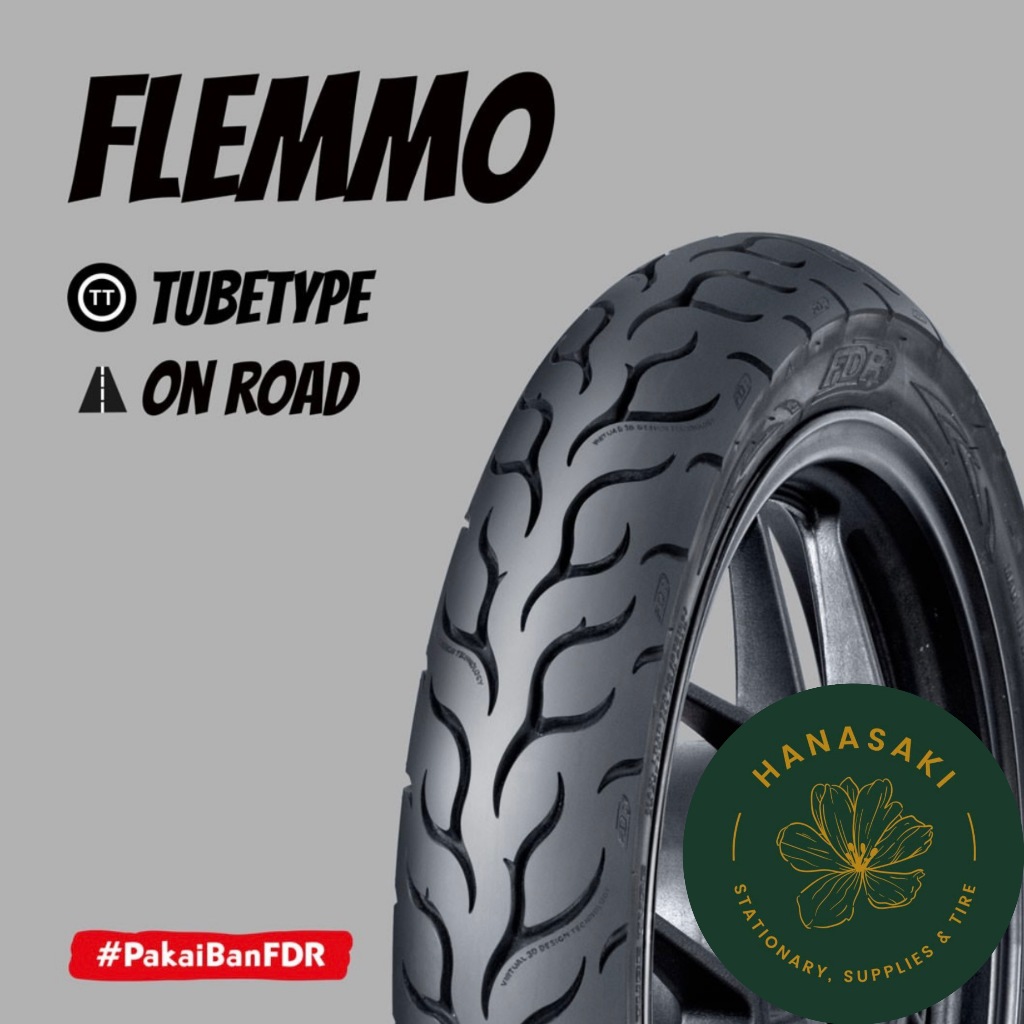 Ban Motor FDR FLEMMO 90/80 untuk Ring 17 ( Non Tubeless )