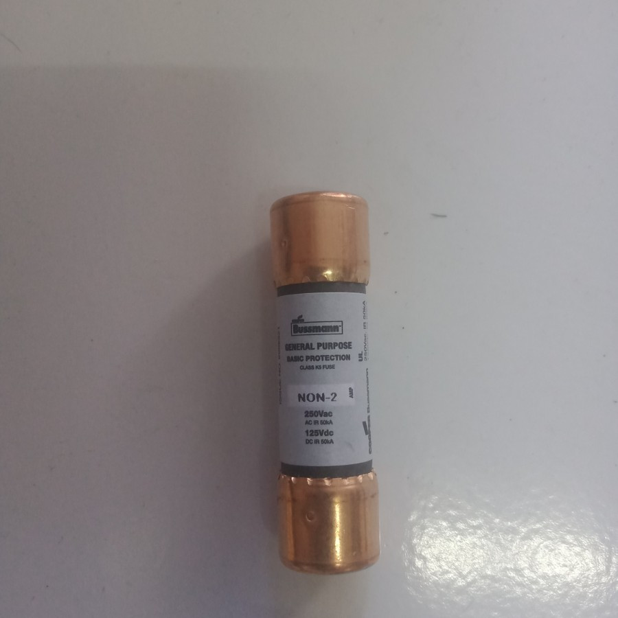 Fuse Bussmann NON-2 2A 250V Original Bussmann Fuse Bussmann NON-2 2A 250V Original Bussmann