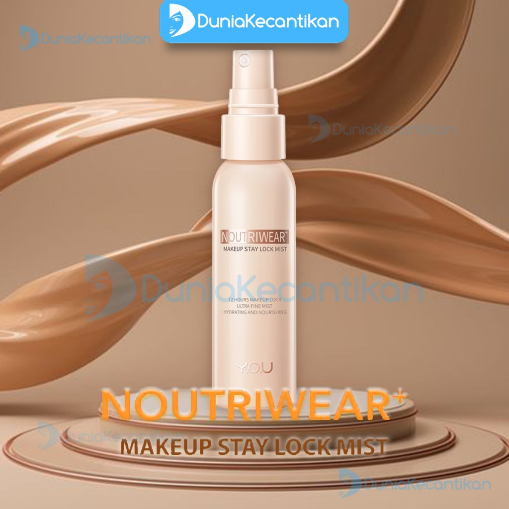 YOU NoutriWear+ Makeup Stay Lock Mist Setting Spray Make Up Lock 12H Y.O.U Seting Spray Pengunci Mak