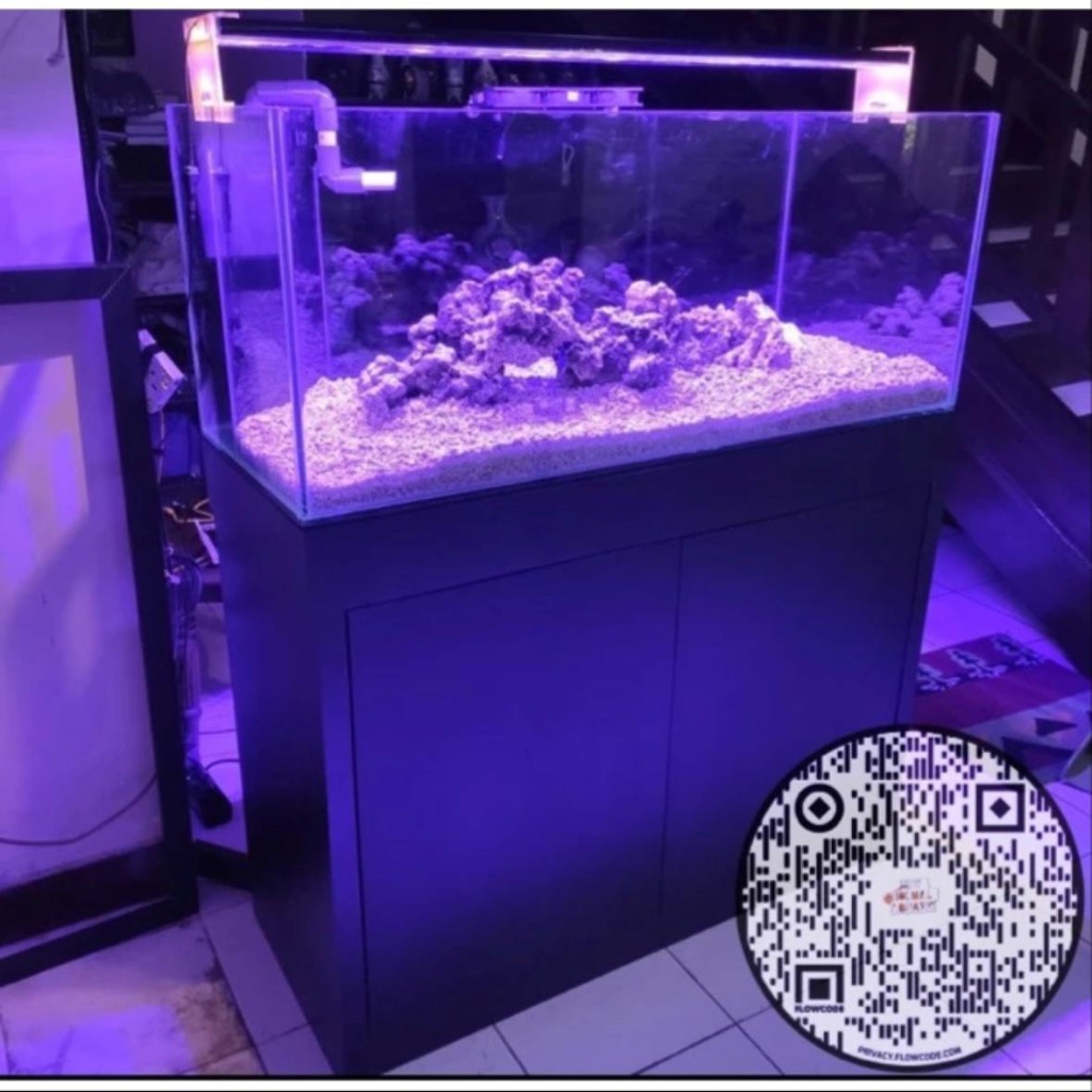 Paket Aquarium Cabinet (Basic Marine / Air Laut) 100x40x40