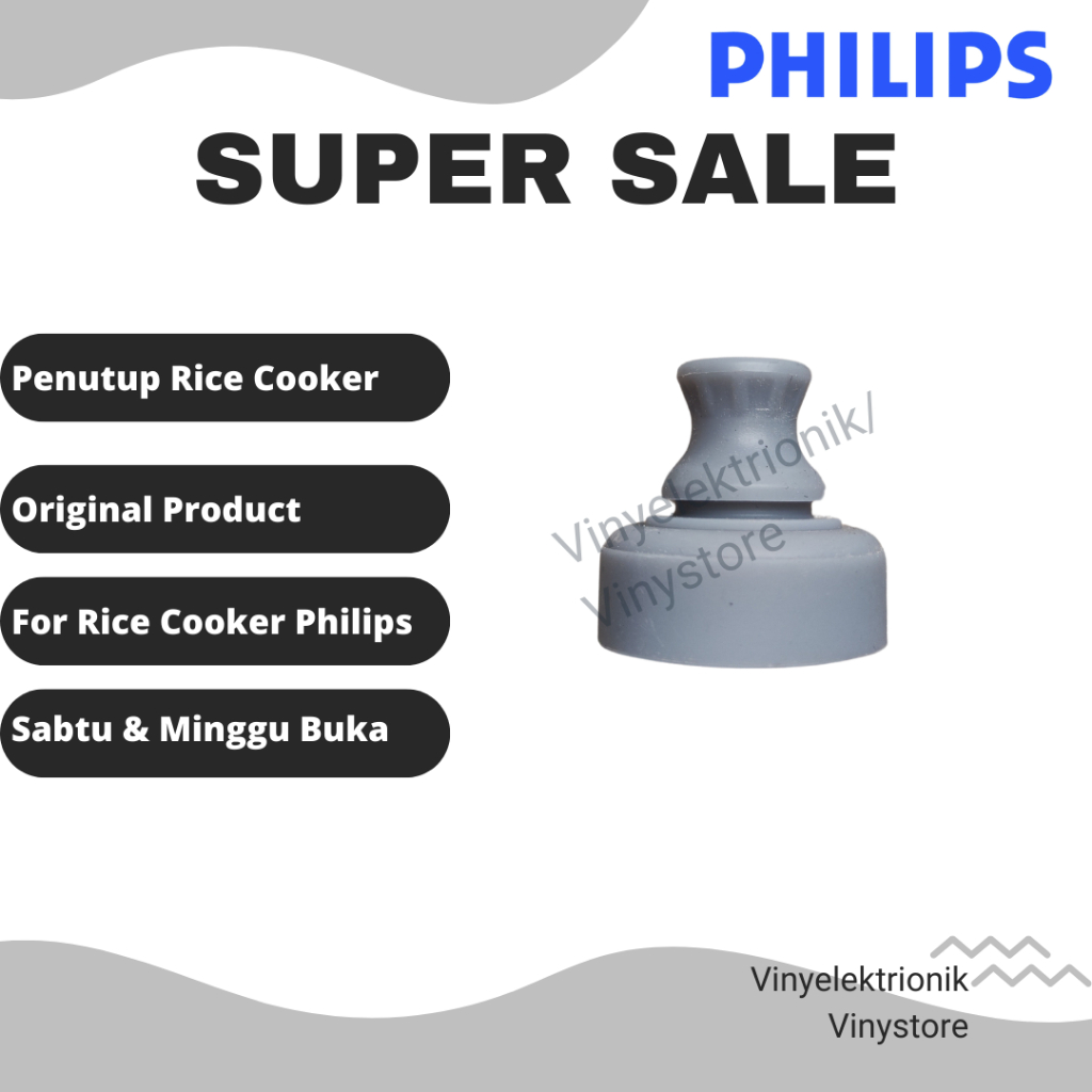 Karet Penutup Rice Cooker Philips HD3119 HD3131 HD3132 HD3138 HD3129 HD3128 HD3118 Original Tutup Ke