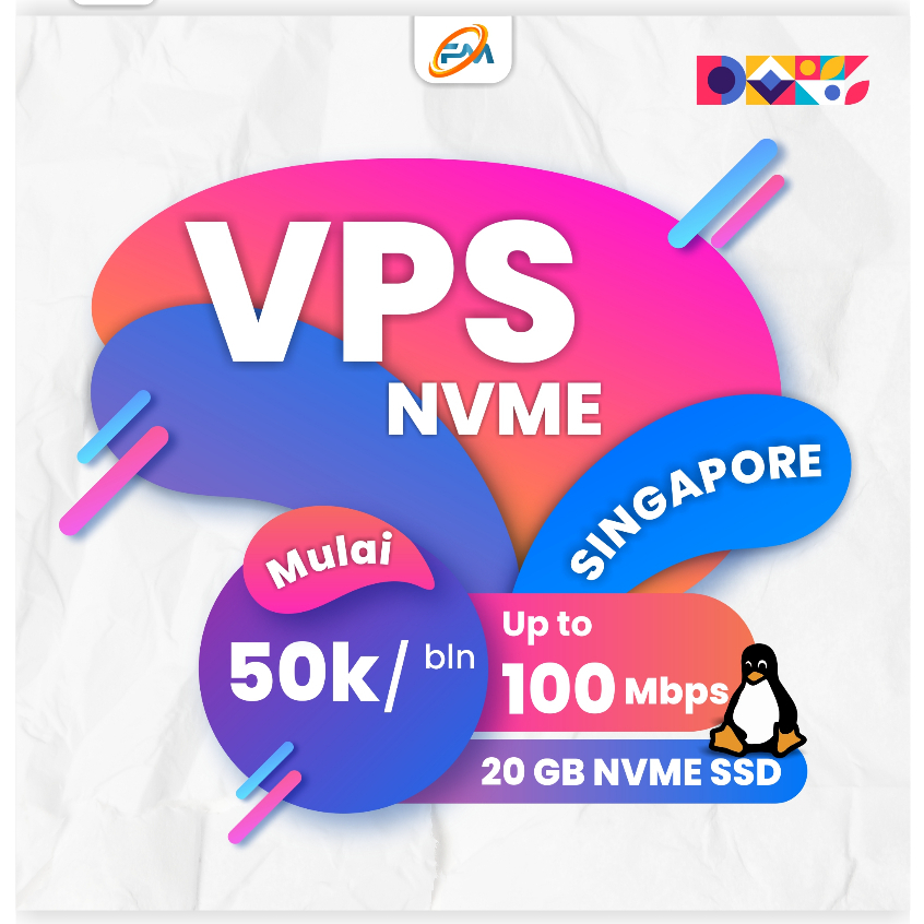 Cloud VPS NVME Linux Server Singapore bisa di perpanjang