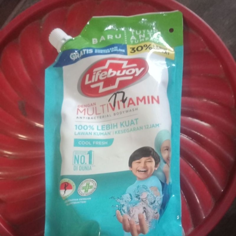 sabun lifebouy cair cool fresh pouch
