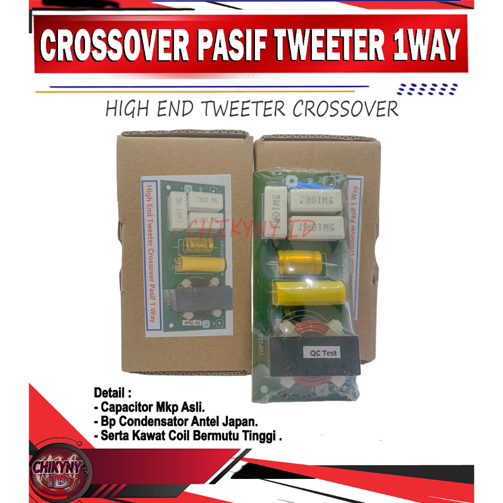 CROSSOVER TWEETER PASIF 1WAY