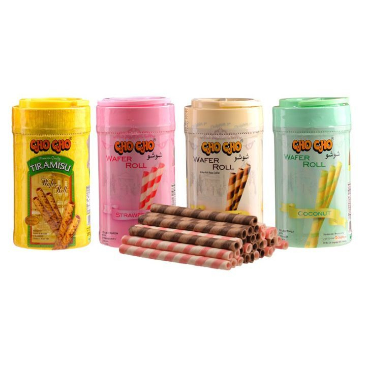 

Chocho wafer roll 260gr astor coklat strawberry tiramisu coconut