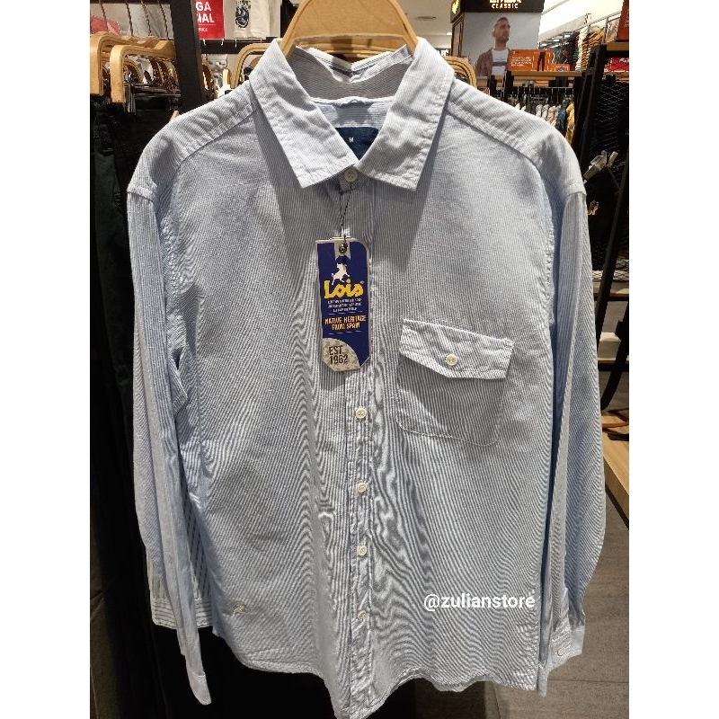 kemeja Lois 100% Original