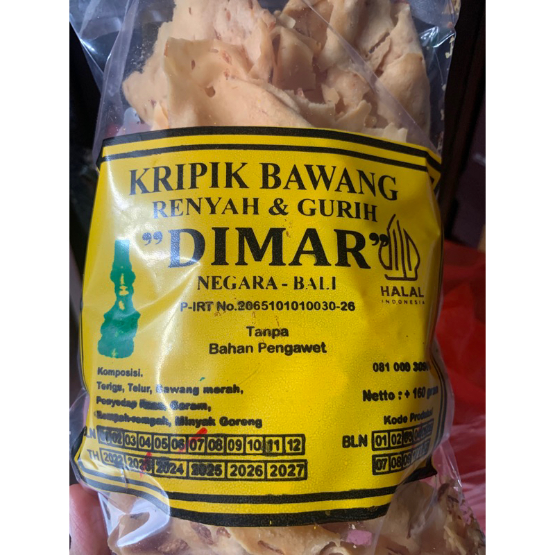 

kripik bawang dimar