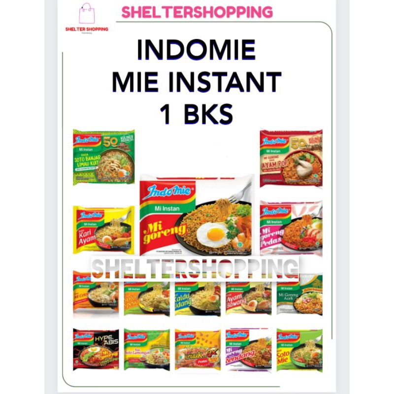 

(INSTANT & SAMEDAY) INDOMIE Mie Goreng Mie Instant (Indomie Khas Palembang)
