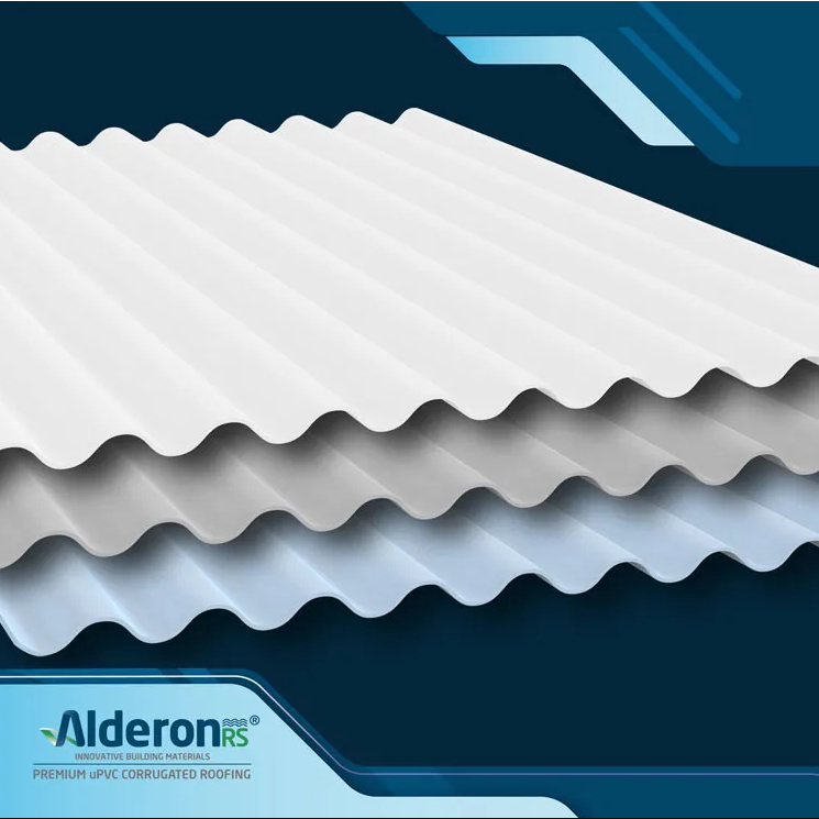 Alderon RS Atap sejuk uPVC Single Layer Roma 1.2mm / surabaya