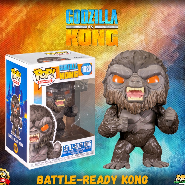 Funko POP Movies - Godzilla vs Kong - Battle Ready Kong #1020