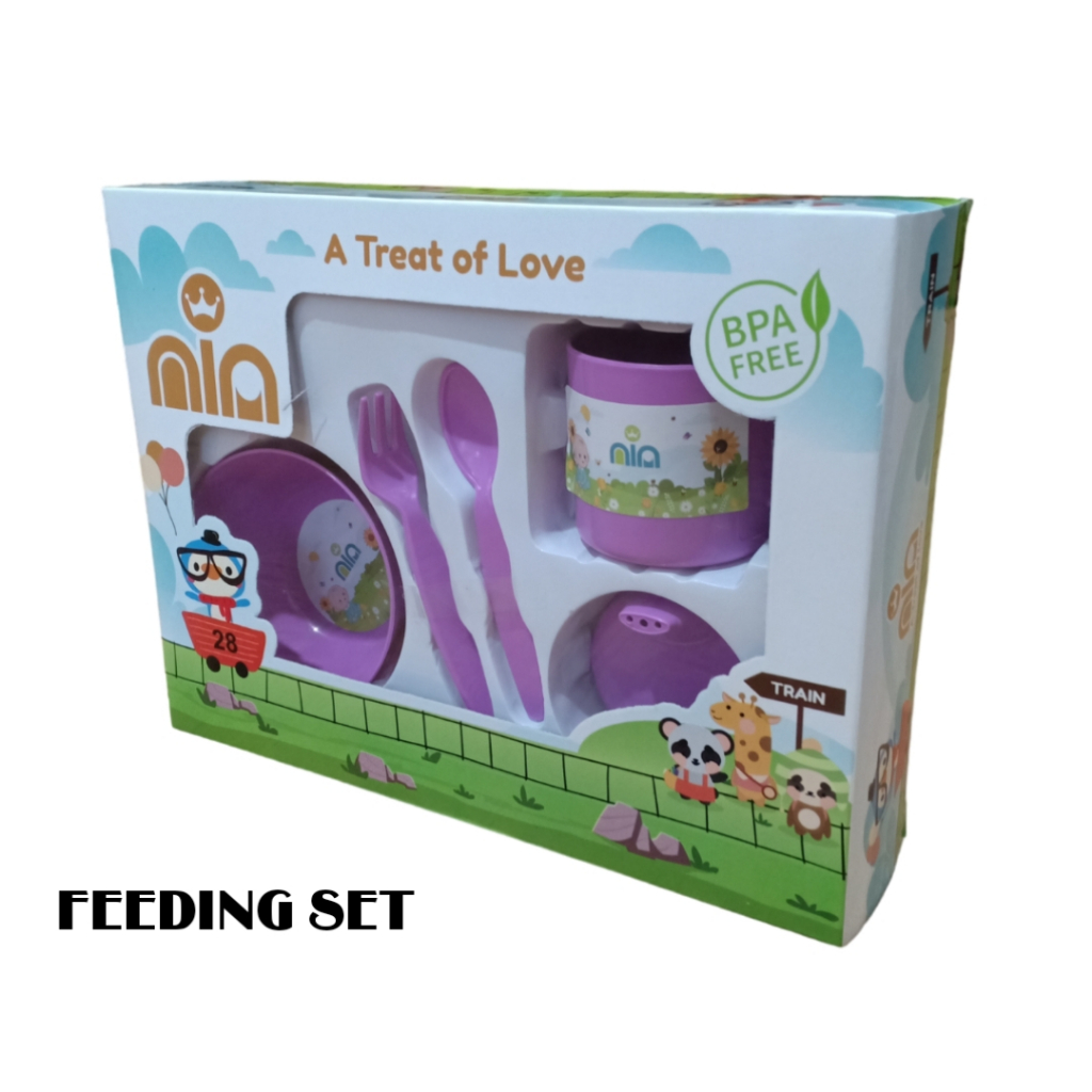 Feeding Set Bayi Peralatan Makan bayi (Feeding Set) tempat makan bayi Tempat Makan Bayi-KCL