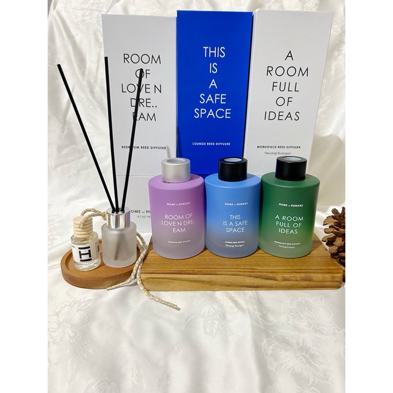 ART F92W Decant Share Home Of Humans Reed Diffuser Botol Gantung HMNS