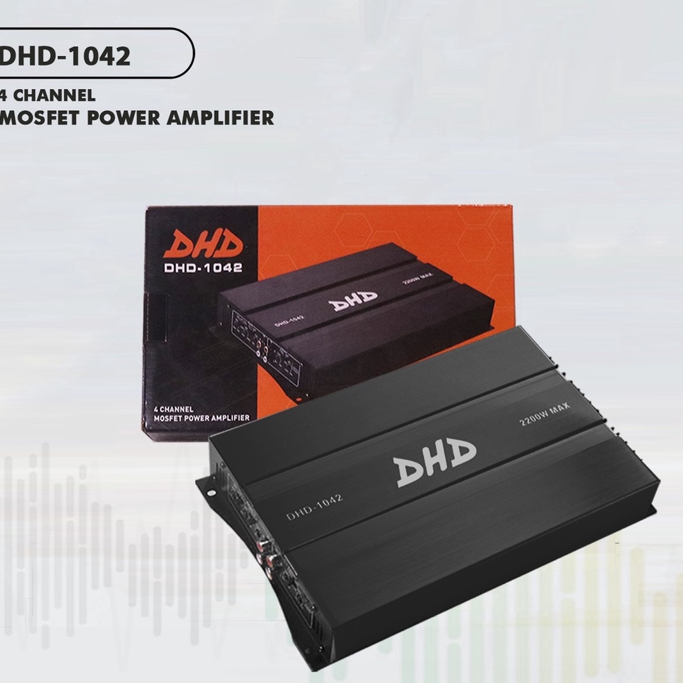 MRc DHD142 Amplifier 4 channel Power Amplifier Mobil