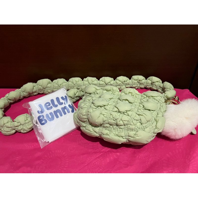 Tas jelly bunny cole mini green PRELOVED/SECOND