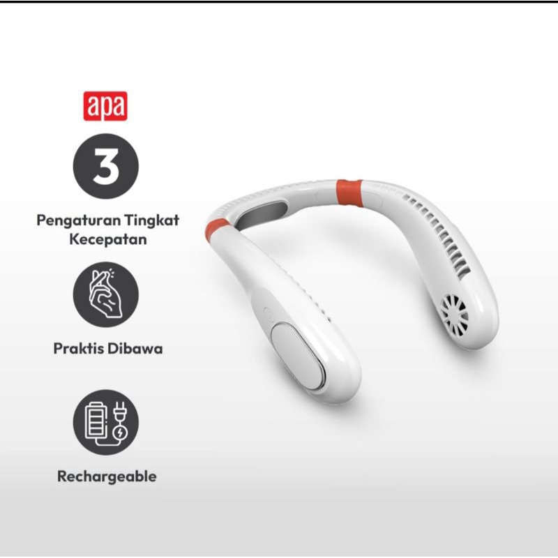 Ace apa kipas angin leher rechargeable portable / neck fan / kipas angin portable apa