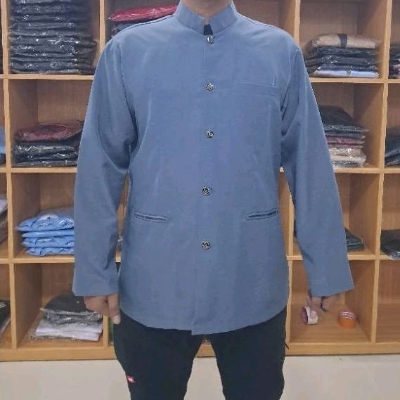 Jas Koko Jasko Mandarin ABU ABU Polos Original
