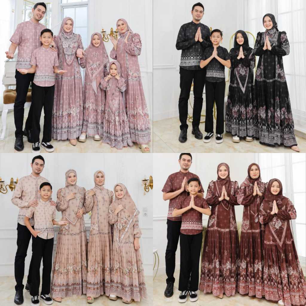 Inayah gamis couple sarimbit by ac original