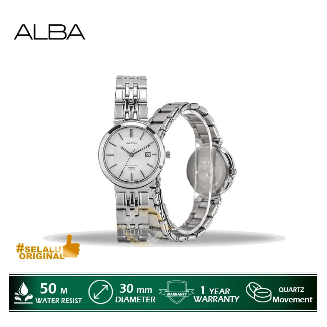 Jam Tangan Pria Alba PRESTIGE Quartz Stainless Steel AS9D83 Original