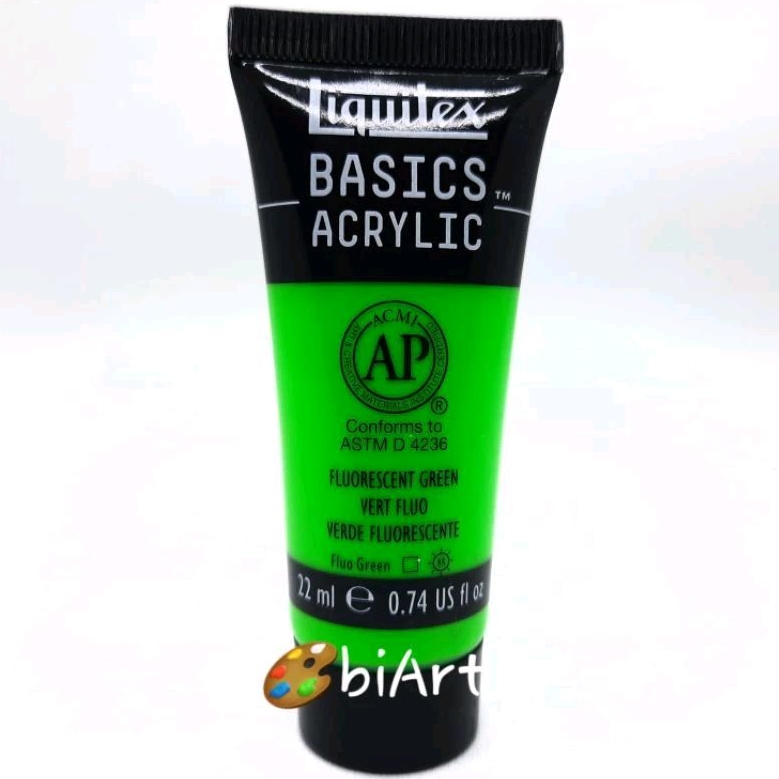 

Liquitex Basics Acrylic Colour 22 ml Fluorescent Green