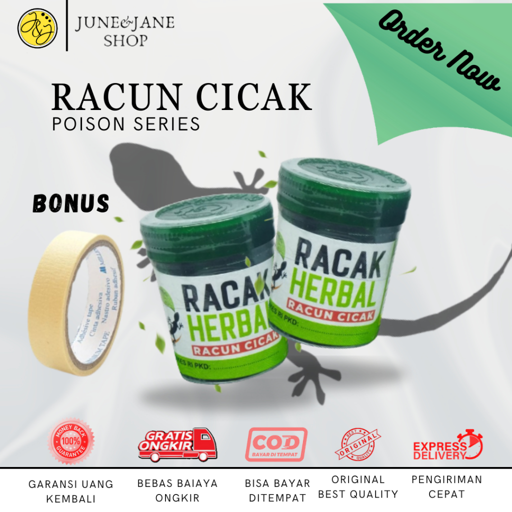 Racak Herbal Racun Cicak Original Racun Cicak Racun Cicak Paling Ampuh Mati Kering Tidak Berbau Racu