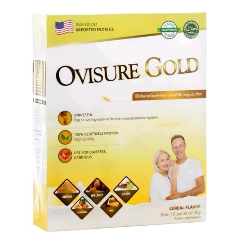 

OVISURE GOLD MILK SUSU VITAMIN TULANG DAN SENDI OSTEOPOROSIS