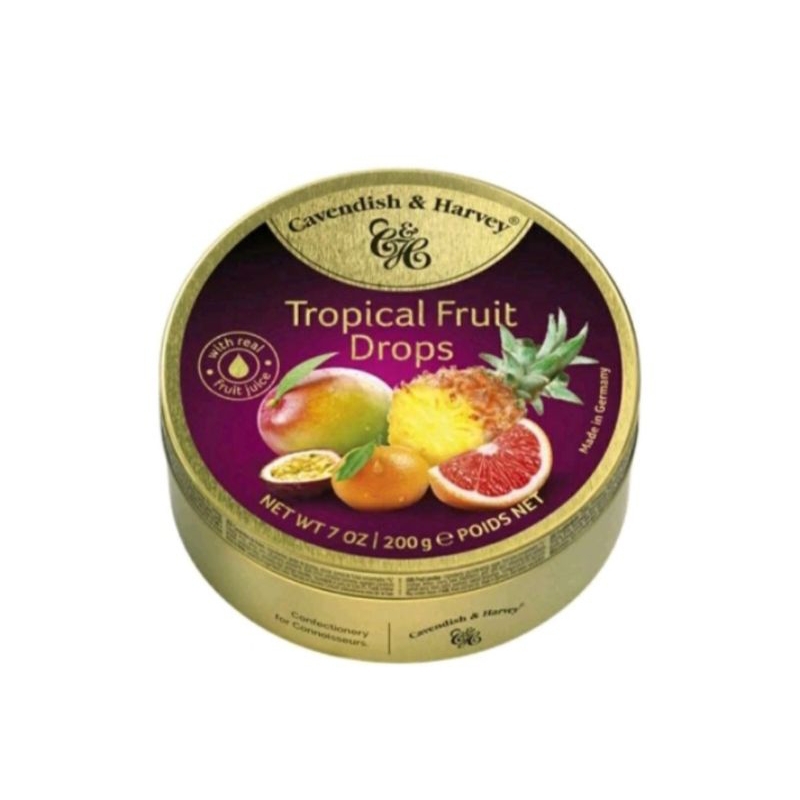 

CAVENDISH & HARVEY TROPICAL FRUIT DROPS 200 GRAM