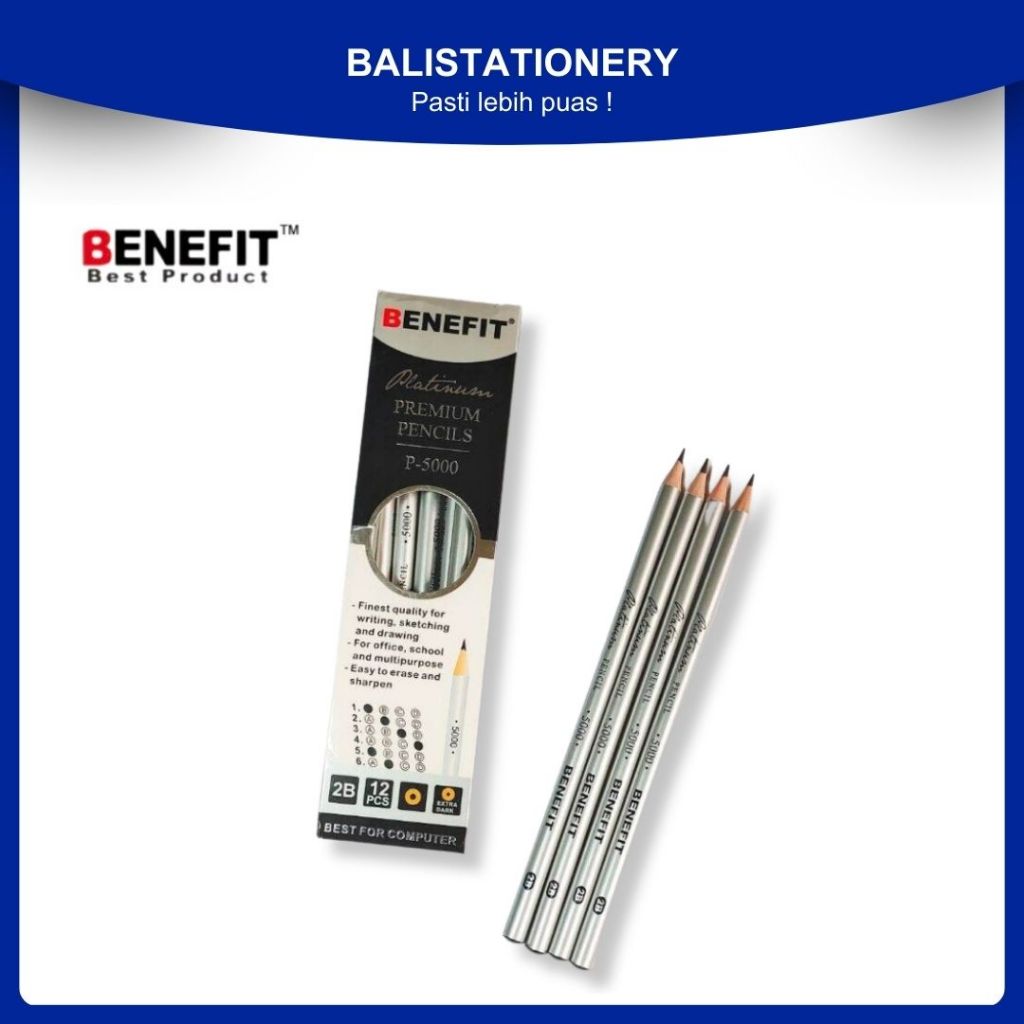 

Pensil 2B Platinum Premium P-5000