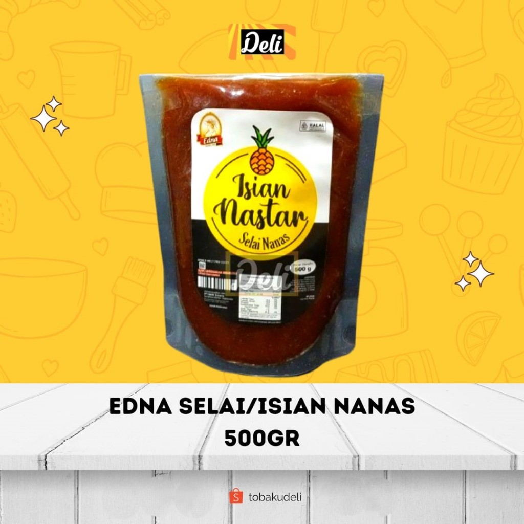

Edna Selai Nanas Isian Nastar 500gr Pouch