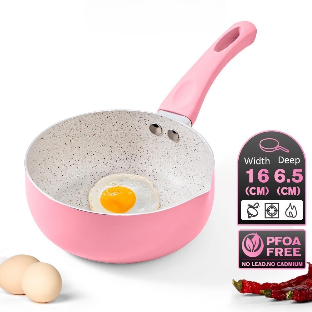 Panci Sup Rebus aman untuk MPASI 16 cm Sakura Series | Panci Anti Lengket Panci Rebus MPASI Sauce Pa