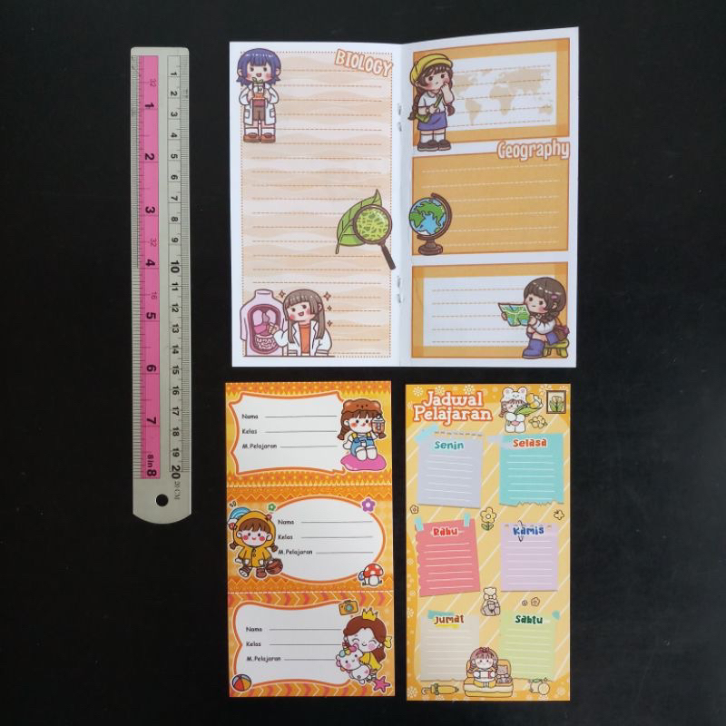 

BUKU MY DIARY MOMO + STIKER SETIKER STICKER BUKU NOTES NOTEBOOK MINIBOOK MOMO SANRIO