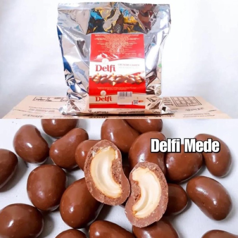 

Coklat Delfi Mede Cashew Almond 1Kg Netto 1 Kilo Gram SEASONAL GROSIR MURAH