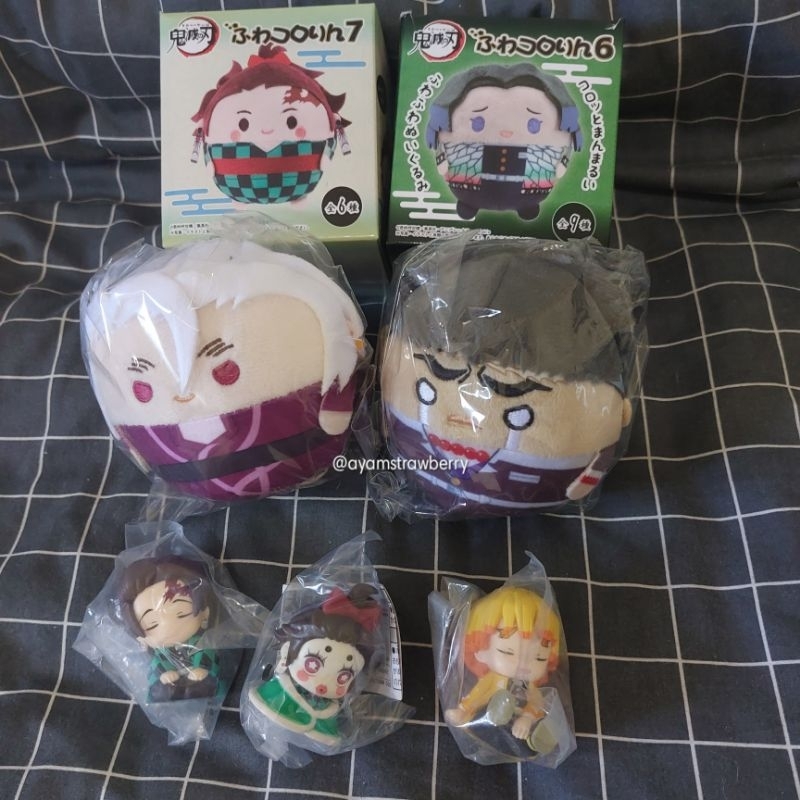 READY Kimetsu no Yaiba Onemutan Fuwakororin Boneka Tanjiro Zenitsu Inosuke Uzui