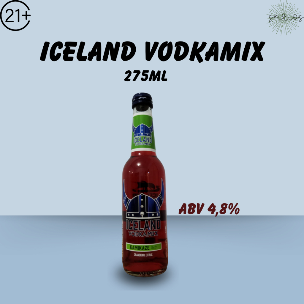 Minuman SUPLEMEN BERSODA Iceland Vmix Kamikaze 275ml