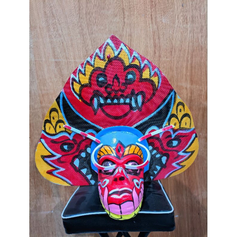 Barongan Spons, Caplokan, Rampak Cat Tangan Manual