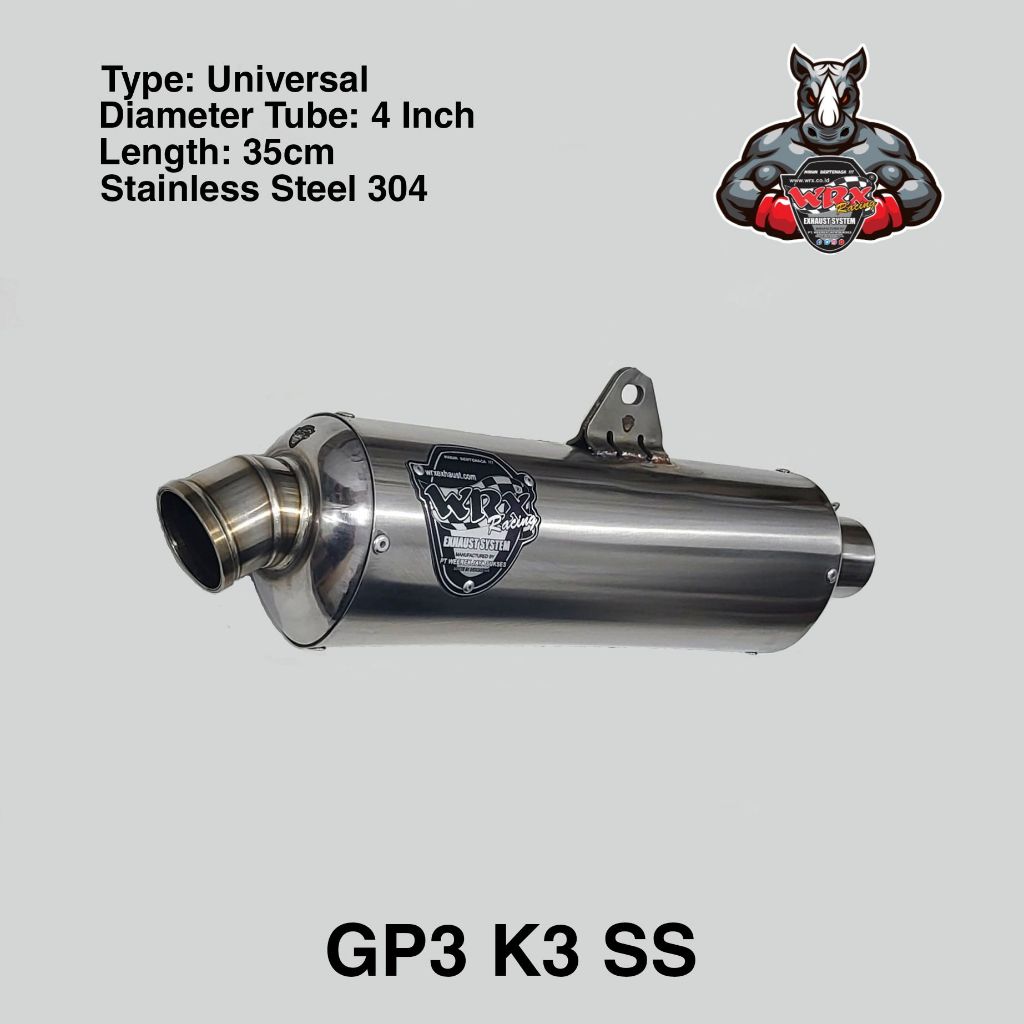 Knalpot WRX GP3 SS K175 SE FU