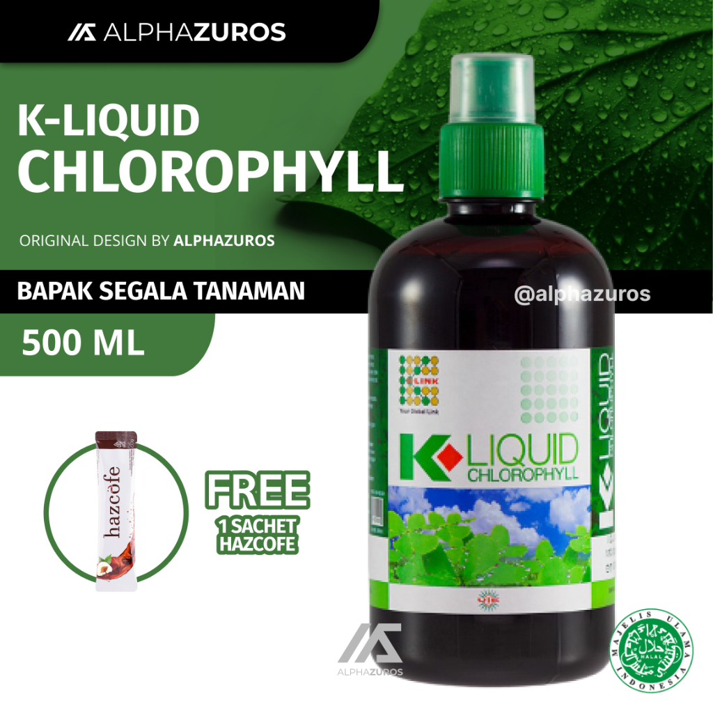 K-LIQUID CHLOROPHYLL 500 ml KLOROFIL K-LINK ORIGINAL Clorofil Klink Klorofil Original BPOM 500 ml Ch